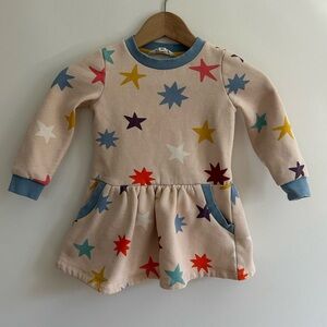 Mini Boden cozy printed sweater dress ⭐️ EUC
